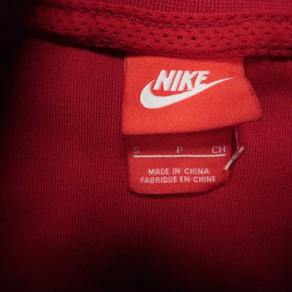 Nike Jacket Mens Small‎ Red Taped Retro Track Full Zip Sportswear